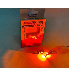 FEMEX Platinum Turuncu T10 3smd CSP Chipset Led Ampul Aktif Canbus