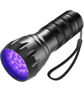 Valkyrie 21 LED 1. Kalite 395nm Güneş Işığı Ultraviyole UV El Feneri - Blacklight - Çok Amaçlı