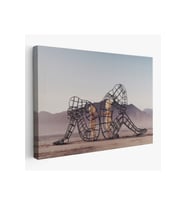Ejderhanın Kaşındaki Savaşçı Kanvas Tablo-5084