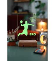 Kişiye Özel Basketbol Masaüstü 3D Led Lamba