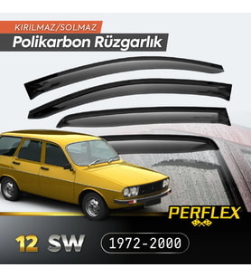 Renault 12 SW 1972-2000 Cam Rüzgarlığı V2 Mugen