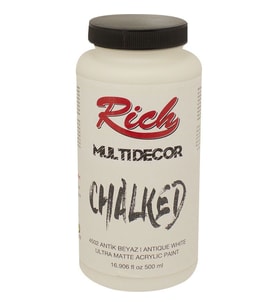 Rich Multi Decor Chalked Akrilik Boya 500 cc. 4502 ANTİK BEYAZ 