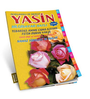 Yasin Açıklamalı ve Mealli Bilgisayar Hatlı Fihristli (Orta Boy Sarı)