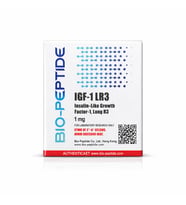 Bio-Peptide IGF-1 LR3 1 mg Insulin-Like Growth Factor Research Peptide %99 Purity Research Use Only
