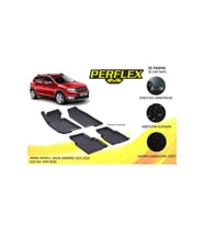 Perflex 3d X-mat Havuzlu Paspas Çeşitleri Bej Dacıa Sandero 2008-2013 3d X-mat 5 Pcs (Siyah - Beyaz)