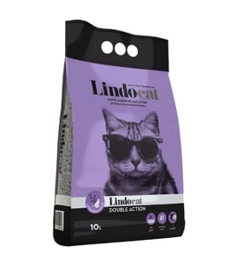 Lindo Cat Lavanta Argan Mor Renkli İnce Taneli Kedi Kumu 10 Lt (Beyaz)