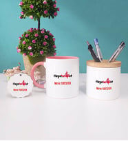 Fizyoterapist Kupa Bardak Pembe Kalemlik ve Anahtarlık
