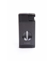 Çift Torch Pürmüz Gunmetal-Siyah V-Cut Puro Çakmağı - TR5408