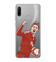 Huawei P30 Lite Uyumlu Fernando Torres Desenli Şeffaf Telefon Kılıfı