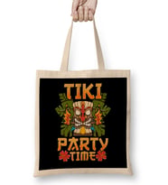 Adorable & Cute Tiki Party Time Island Luau Bez Çanta Uzun Saplı