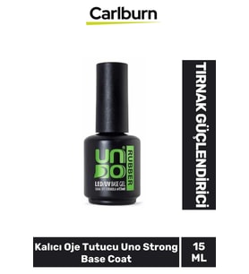 Tırnak Güçlendirici Elastik 48W Cihazlarda Kullanılan Kalıcı Oje Tutucu Uno Strong Base Coat 15 ml