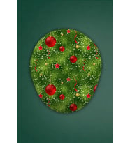 Yılbaşı Temalı Bilek Destekli Mouse Pad