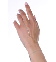 Gümüş rodyumlu zirkon taşlı moderm bar (çubuk) şahmeran SGTL13012RODAJ