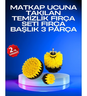 Profesyonel Matkap Ucu Temizlik Fırçası 3’lü Set
