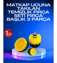 Profesyonel Matkap Ucu Temizlik Fırçası 3’lü Set