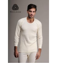 HASYÜN 1002 ERKEK %100 YÜN UZUN KOL FANİLA 2 ADET (Ekru)