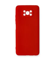 Pocophone X3 Nano Içi Kadife - Kırmızı