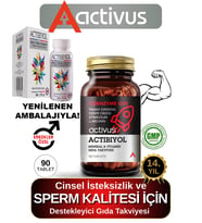 ACTIBIYOL Koenzim Cinsel Istek Ve Sperm Takviye Gıda Q10 L-Arjinin, Ginseng, Demir Dikeni, Teke Otu