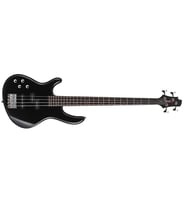 Cort AB4PLUSLHBK Action Serisi 4 Telli Solak Bas Gitar Siyah Renk, Aktif EQ Sistemi, Ergonomik Gövde