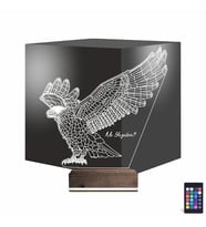 Luvivia Kartal Taraftar Kişiye Özel 3D Lamba - Masa Gece Lambası