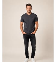 VİGOSS BATTAL V YAKA ERKEK T-SHIRT B3125-03370