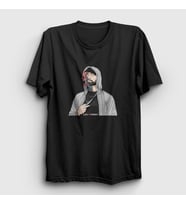 Presmono Unisex Siyah Love Eminem T-Shirt 155698tt