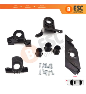 VW Passat 3C B7 362 365 2011-2014 3AA998226 İçin Sağ Ön Far Ayak Tamir Seti