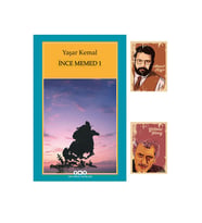 Ince Memed 1 - Yaşar Kemal Seti - Yky - Yılmaz Güney Ahmet Kaya not defterli (Renksiz)