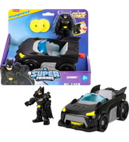 Fisher-Price Imaginext Dc Super Friends Metal Force Batmobile Oyuncak Araba, 3 Inç Batman Aksiyon Fi