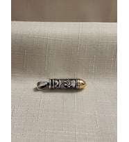 MERMİ 925 AYAR GÜMÜŞ ERKEK KOLYE UCU