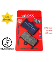 Yamaha Ön Fren Disk Balatası Boss Fa252 Yzf 600 Fz6 Fz-07 Mt-07(18-21) Mt-09 R1 Xv 1700 1900