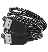 Philips SWR3139B/93 8K 60Hz Displayport 1.4 Kablo 3 Metre Örgülü Zırhlı Tasarım Ultra HD