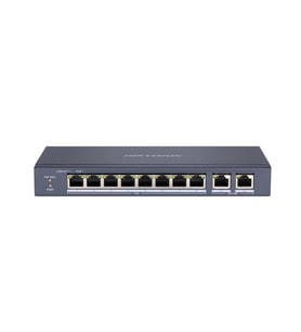 Hikvision DS-3E0310P-E-M 8 Portlu 10-100 Fast Ethernet Switch 8 Port Poe 60W (Siyah)