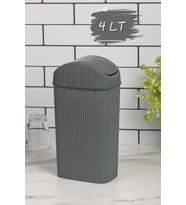 Şık 4 Lt Çok Amaçlı Çöp Kutusu - Mutfak, Banyo, Ofis İçin
