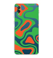 Samsung Galaxy A02  Kamera Korumalı  Kapak Renkli Desen Tasarımlı  Şeffaf Kılıf