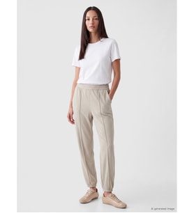 LC WAIKIKI Gri Soft Touch Kadın Jogger Eşofman Altı