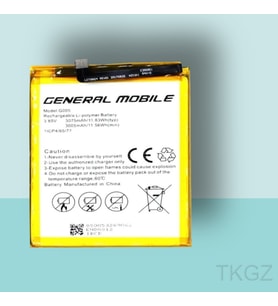 Tkgz - General Mobile GM 8 Uyumlu Pil - Servis Sıfır