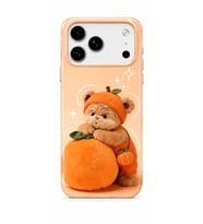 iPhone 17 Pro Tiny Bear Collection Çift Katmanlı Essential Tough Telefon Kılıfı