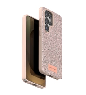 Onegif Samsung Galaxy S26 Ultra Bright Simli Kapak - Pembe
