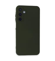 Samsung Galaxy A25 5g Kılıf Nano İçi Kadife Silikon - Koyu Yeşil