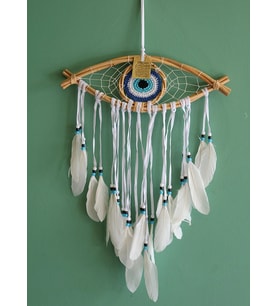 Rüya Kapanı Düş Kapanı Dream Catcher Göz Tasarımı Roshıta-57