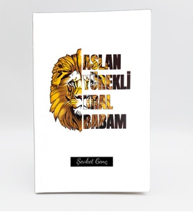 Babalar Günü Kişiye Özel Aslan Yürekli Kral Babam Defteri
