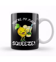 Cute & Funny You're My Main Squeeze Lemonade Pun Kupa Bardak Porselen