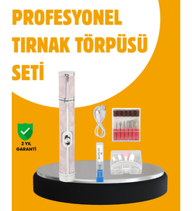 Ergonomik Saplı 20.000 Rpm Hız Kontrollü Manikür Pedikür Makinesi