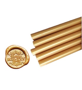 Mühür Mumu Çubuk Sıcak Tutkal 7mm x 20cm 6 lı Metalik Gold