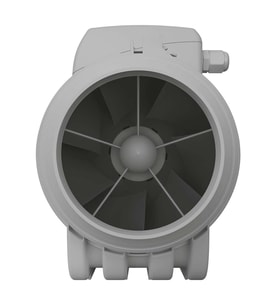 Ayas TYPHOON-125 (240-355 m³/h) Karma Akışlı Plastik Kanal Fanı