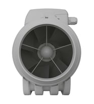Ayas TYPHOON-125 (240-355 m³/h) Karma Akışlı Plastik Kanal Fanı