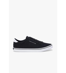 Tommy Hilfiger Vulc Core Uzun Bağcıklı Erkek Siyah Sneaker FM0FM05688BDS