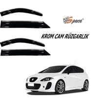Krom Cam Rüzgarlığı 1.2Mm Seat Leon 2004-2010 4'Lü / Caru451