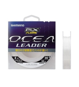 Shimano Ocea Şok Leader EX 50m Fluorocarbon Misina 6LB 0,204mm (Karışık)